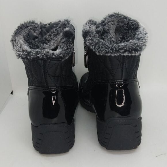 Khombu Womens NEW w/Box All Weather Waterproof, Cold Rated Black Boots - sz. 8W - Picture 5 of 7